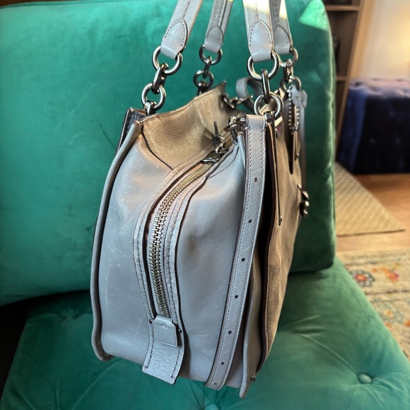 SOLD💖 Coach Dreamer 36 Suede Satchel - Picture 6 of 12